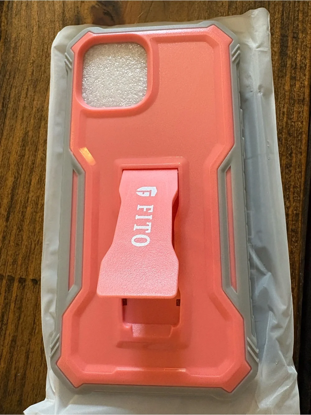 Coral Pink Heavy-Duty Phone Case